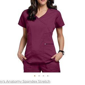 Grey's Anatomy Spandex Stretch 3-Pocket Scrub Tops